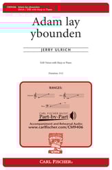 Adam Lay Ybounden SAB choral sheet music cover